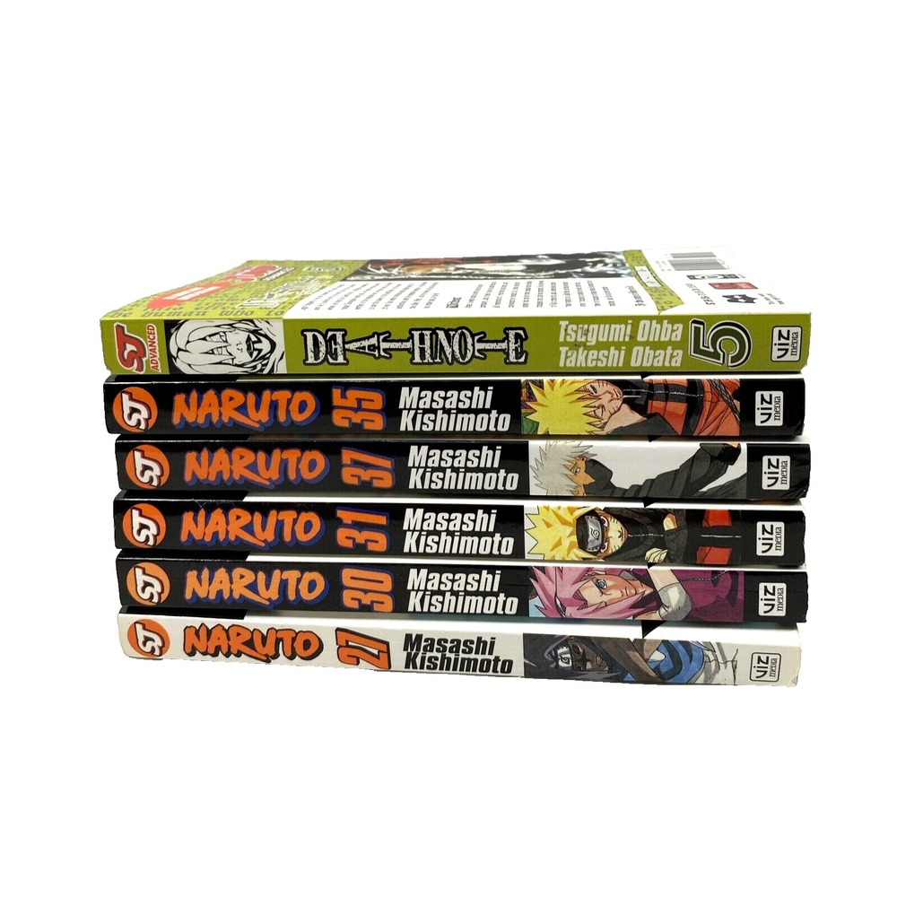 Shonen Jump Naruto Manga Issues 27 30 31 35 37 Paperback Books Death Note 5‎